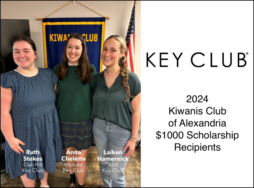 2024 Key Club Scholarship Recipients