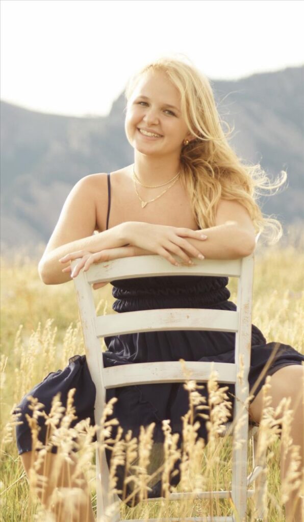 Morgan te Velde 2023 scholarship winner