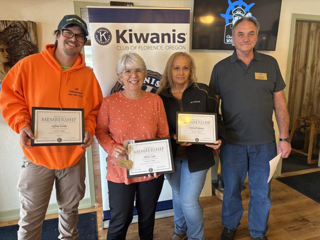 New Members inducted Nov 5, 2025 Jeff Eichler, Theresa Lofy and Dawnell Spencer