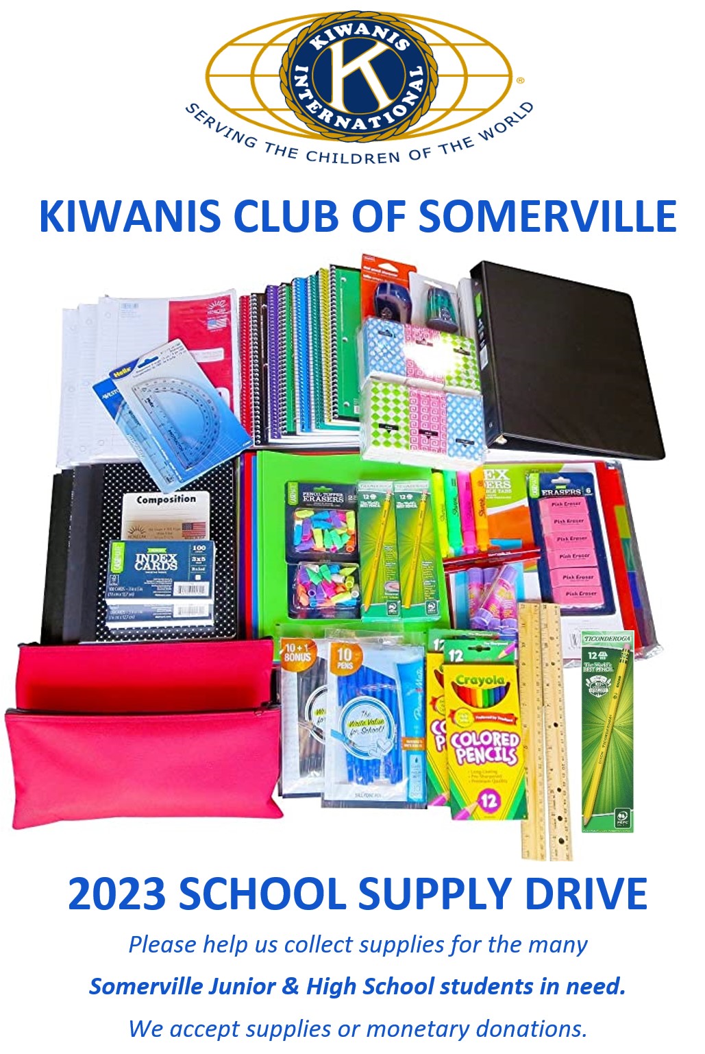 Kiwanis Club of Somerville Backpack Program
