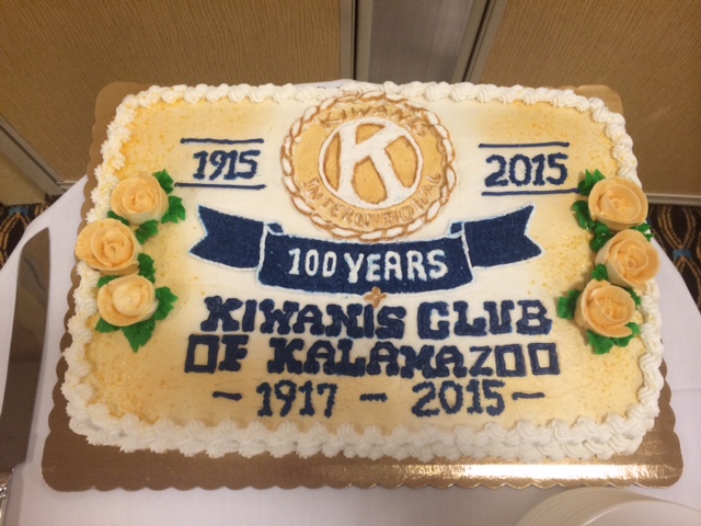 Kiwanis 100th Anniversary cake