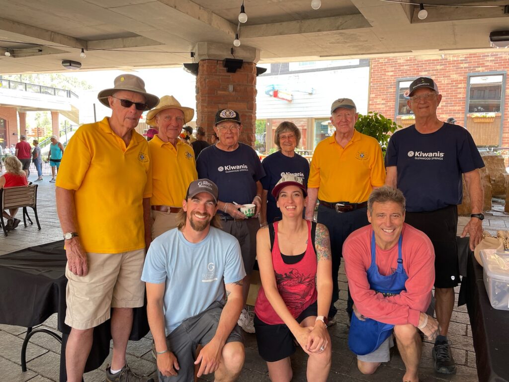 Glenwood Springs Kiwanis ice cream servers