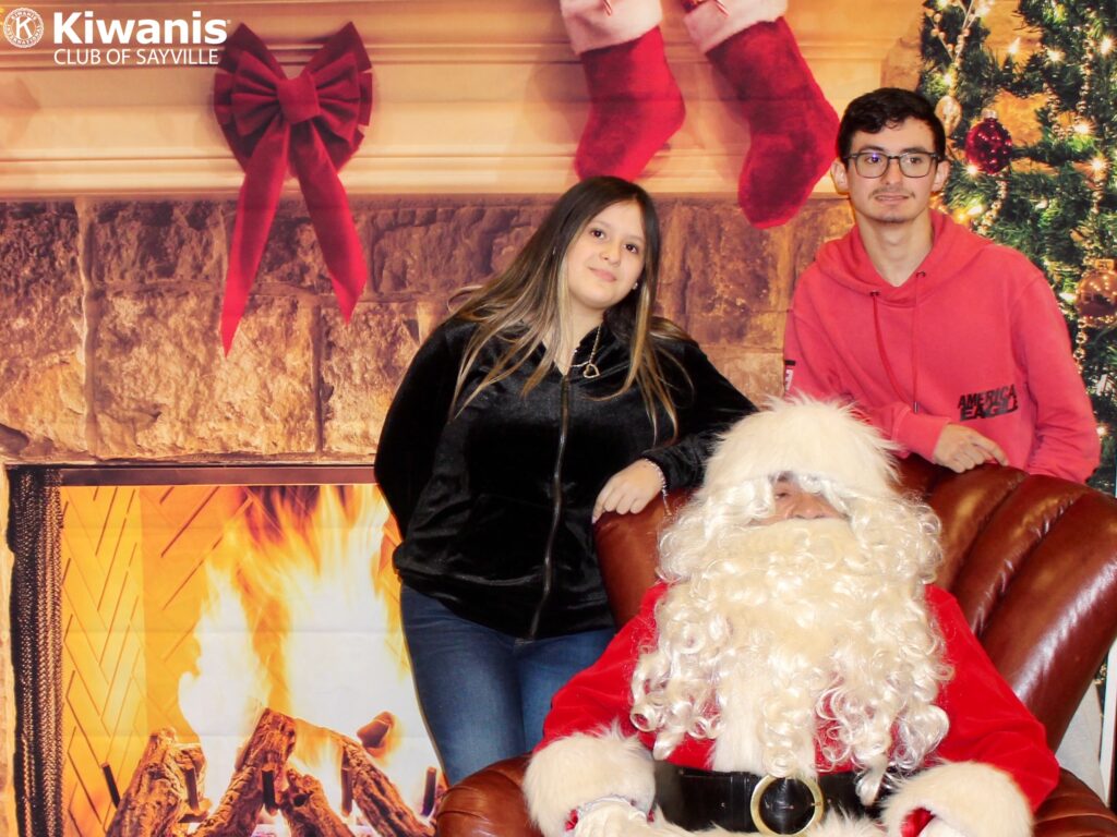 Family photos with Santa