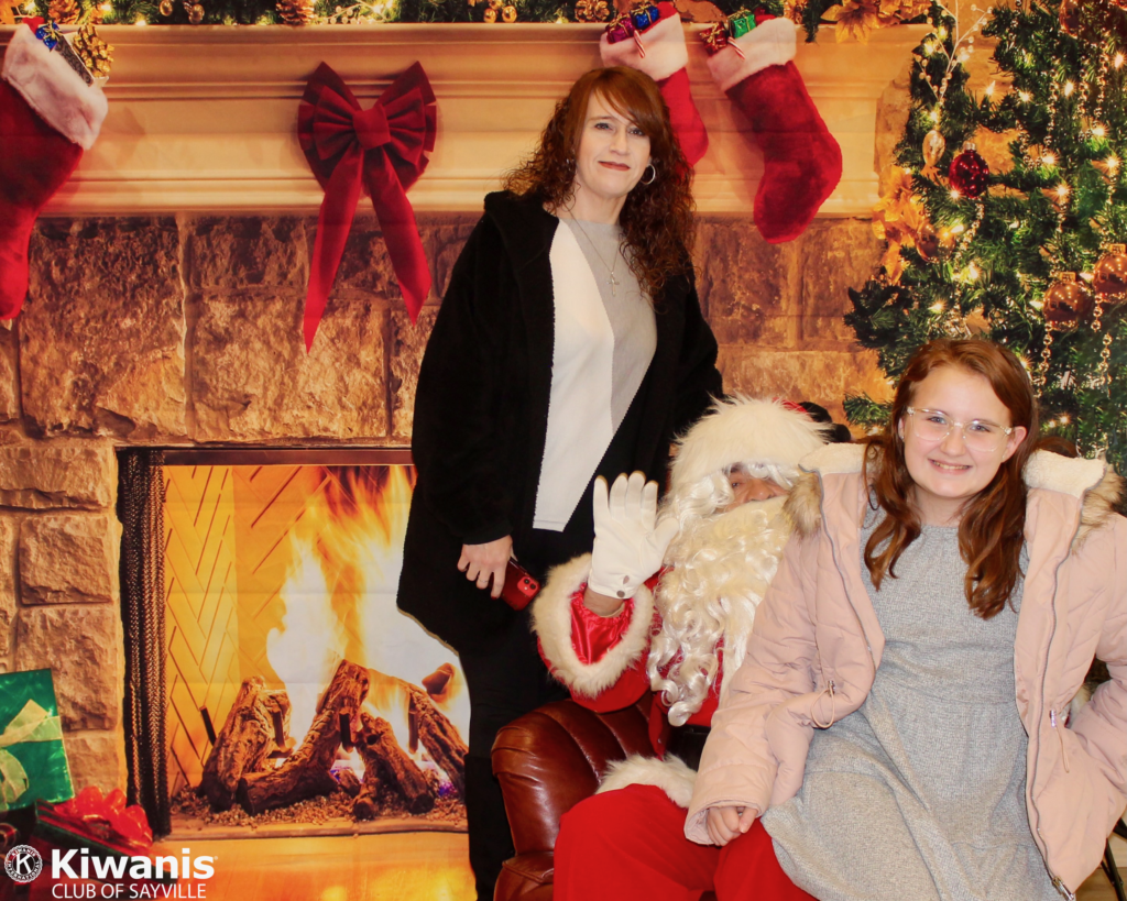 Family photos with Santa