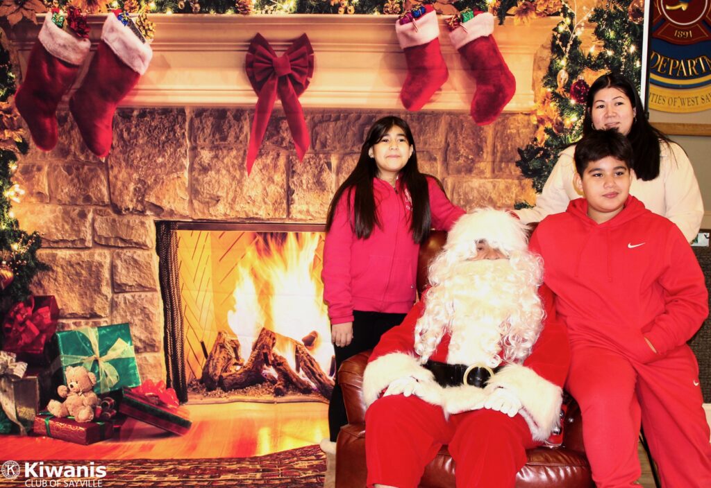 Family photos with Santa