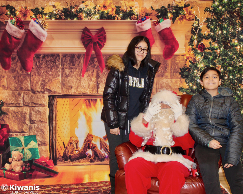 Family photos with Santa