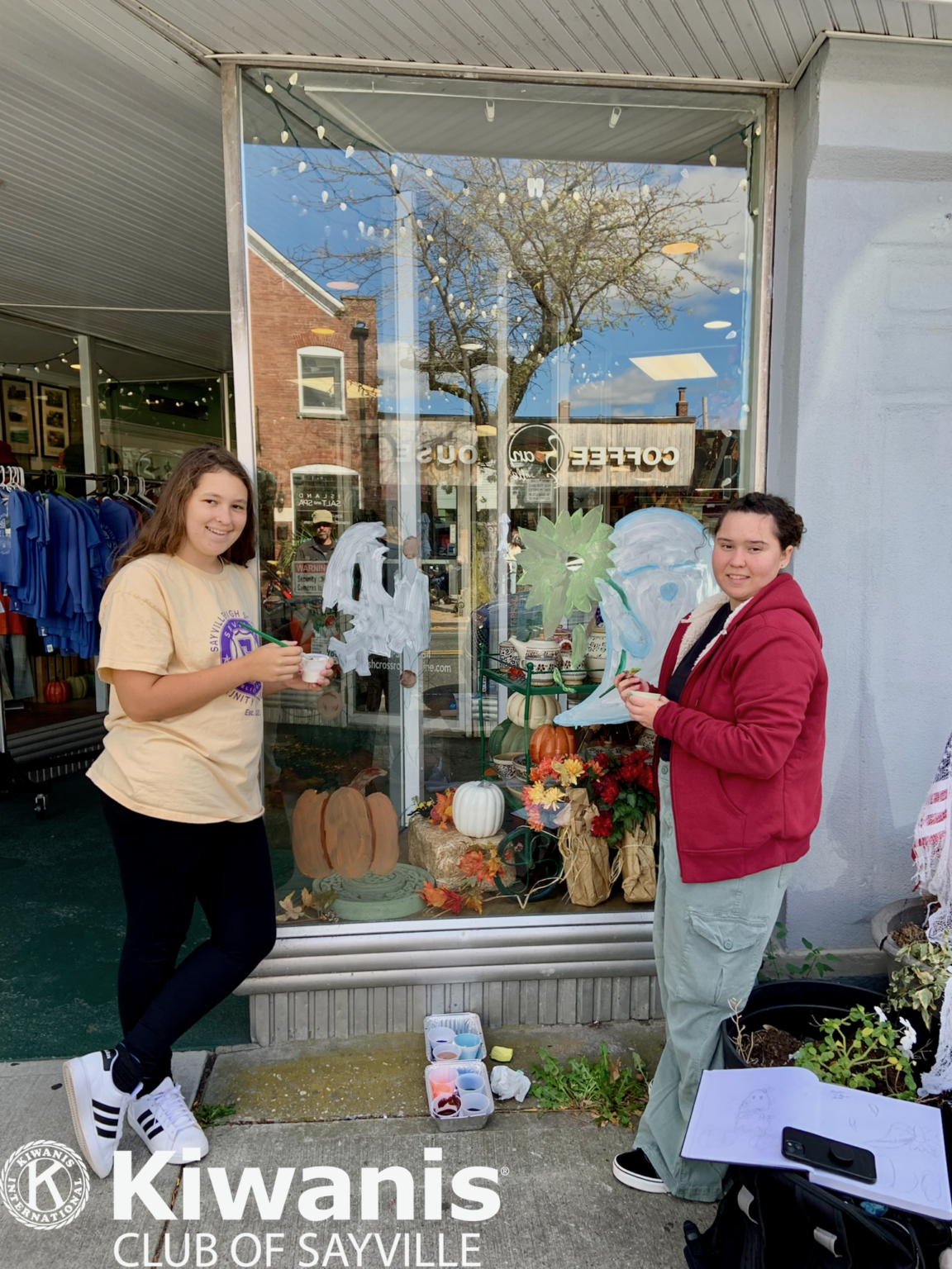 Kiwanis Halloween Window Painting 2024 Kiwanis Club of Sayville