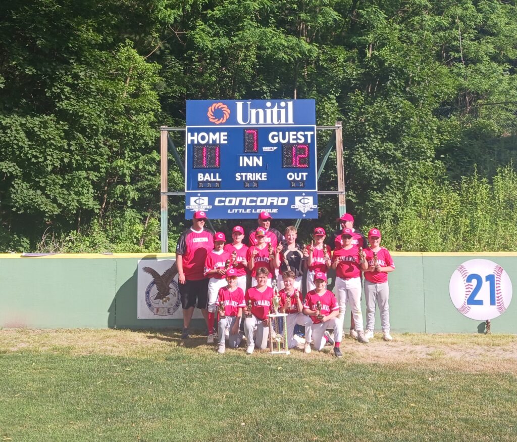 Team Kiwanis! The 2026 Concord Little League  Majors Division Champions!
