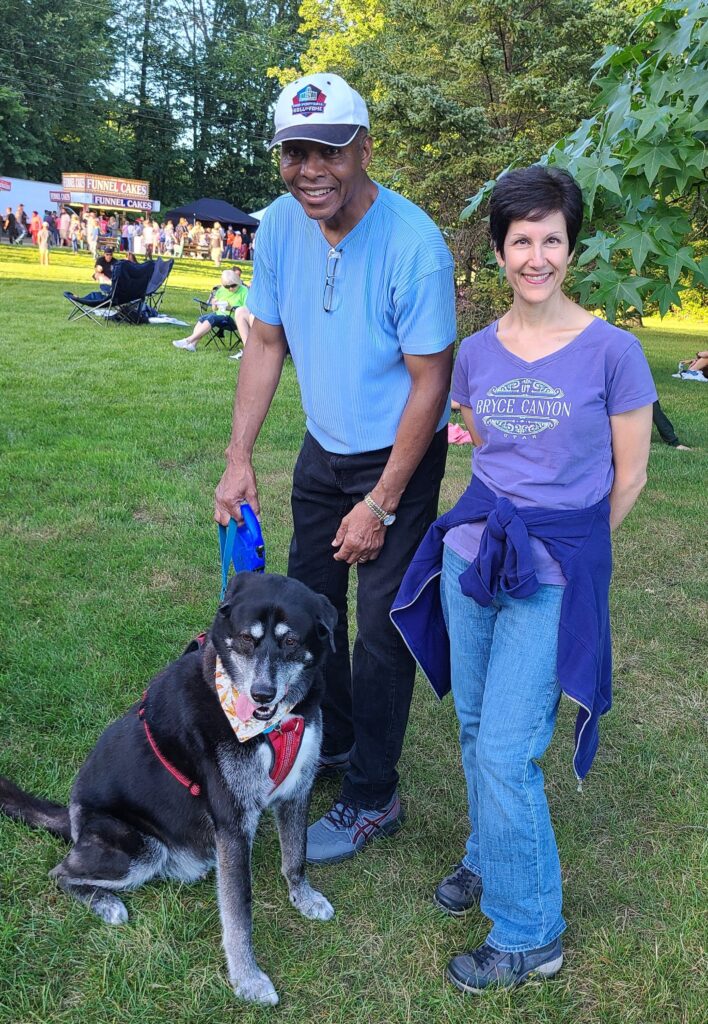 Max + owner Lisa Lumpkin from our 2022 Cutest Pooch Contest