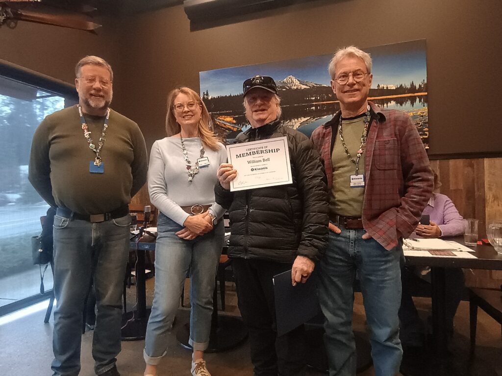 Induction of Bill Bell as a New Member of the Kiwanis Club of Coeur d'Alene