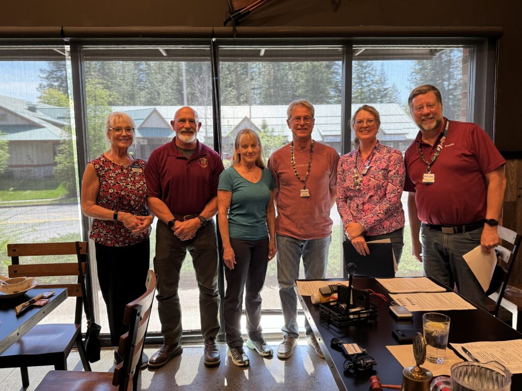 Two New Members formally Inducted into our Club.
