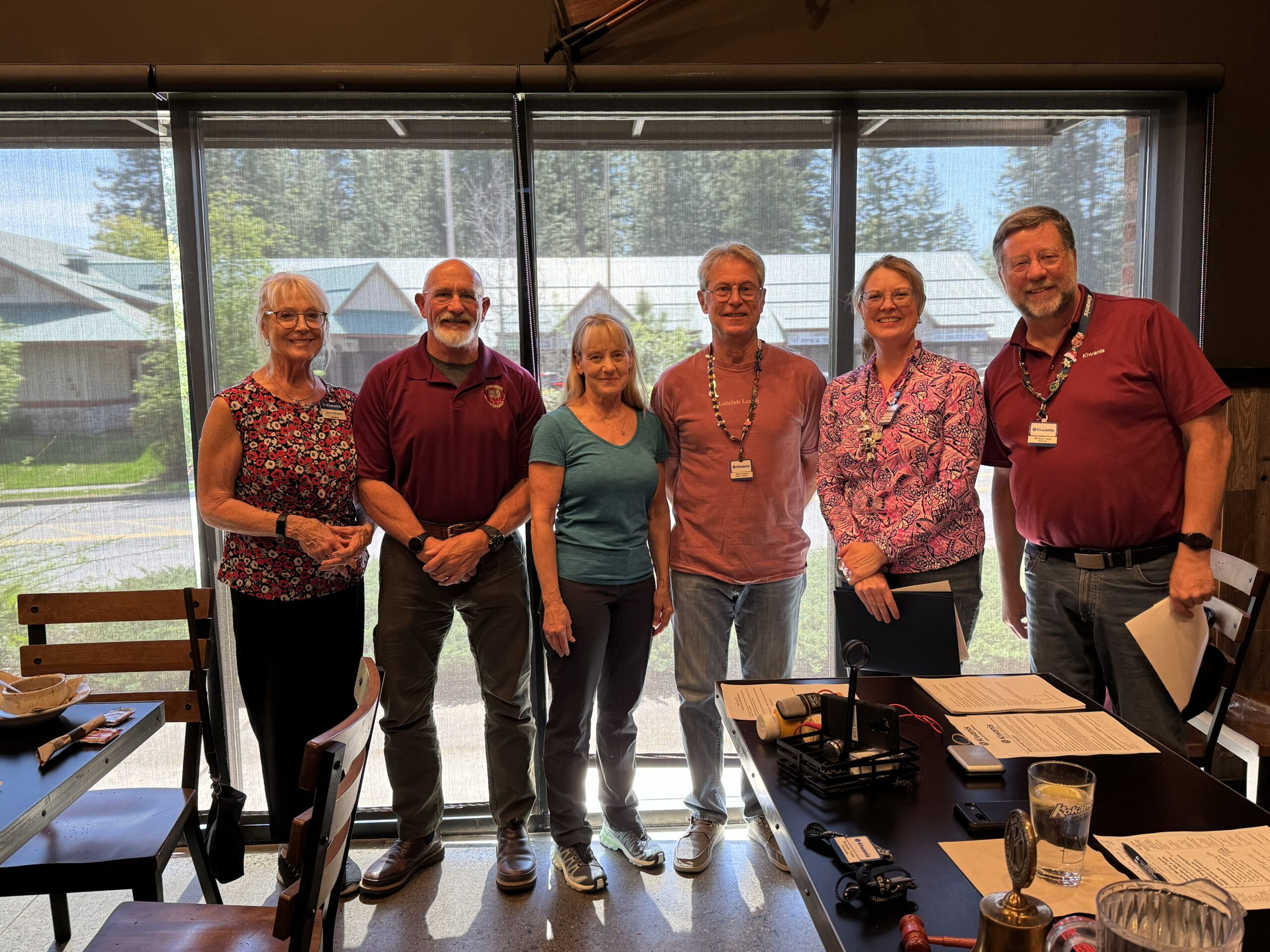 Two New Members formally Inducted into our Club.