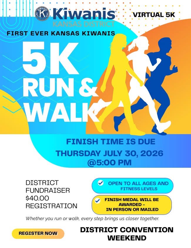 Kansas Kiwanis Virtual 5K
