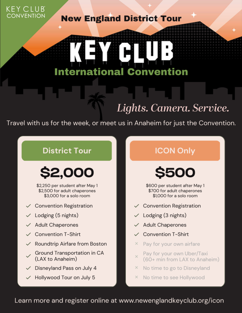 Key Club International Convention Registration New England & Bermuda