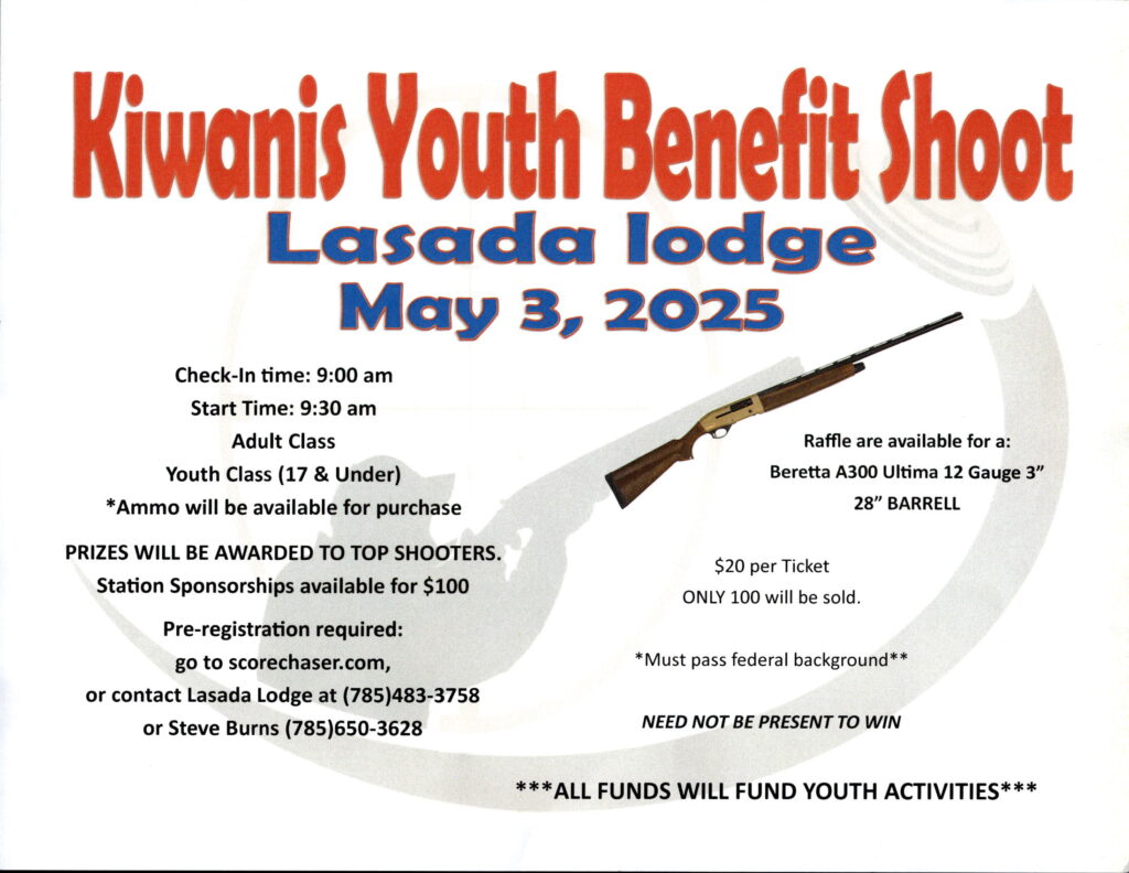 Kiwanis Youth Benefit Shoot Flyer