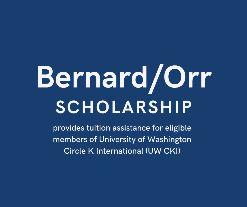 Bernard/Orr scholarship