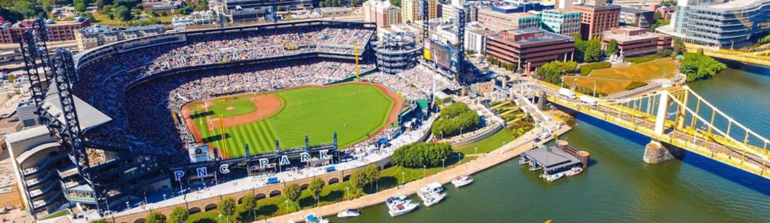 Aerial view of PNC Park