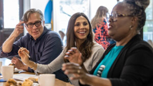 Random Kiwanis members at a meeting