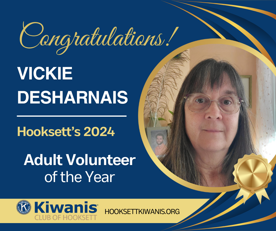 Adult Volunteer of the Year 2024 Vickie Desharnais