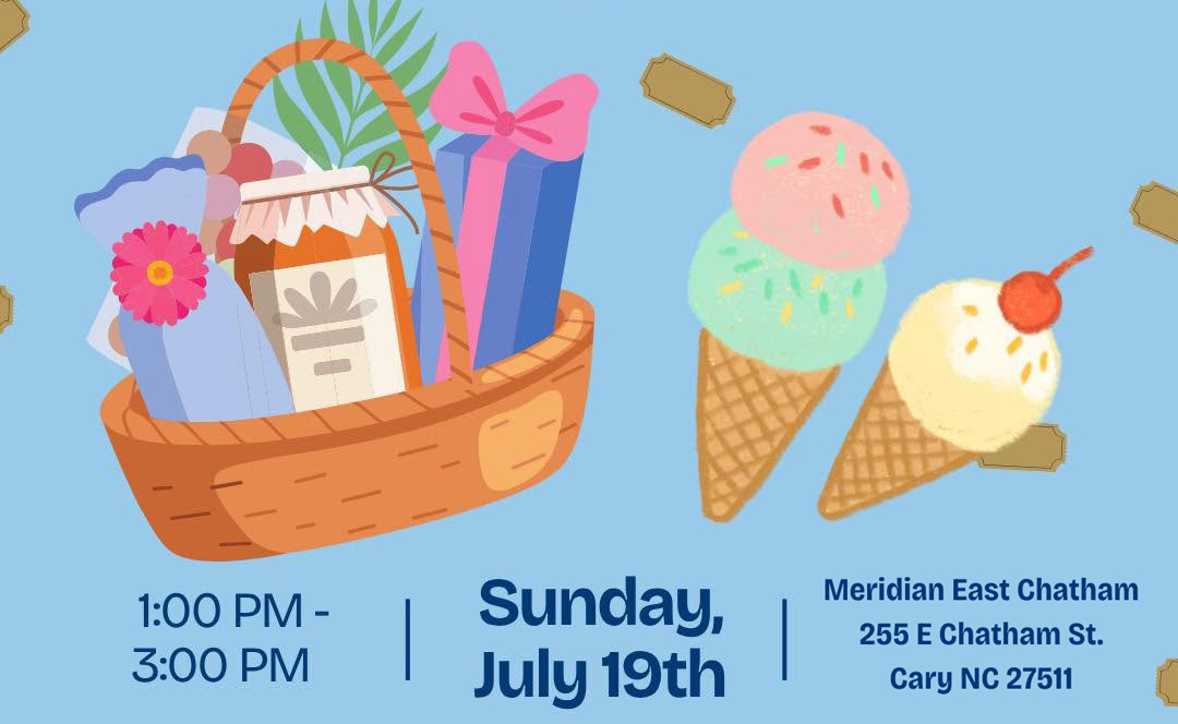 Basket Bash Banner with Details about time and location: Sunday July 19, 1-3 PM