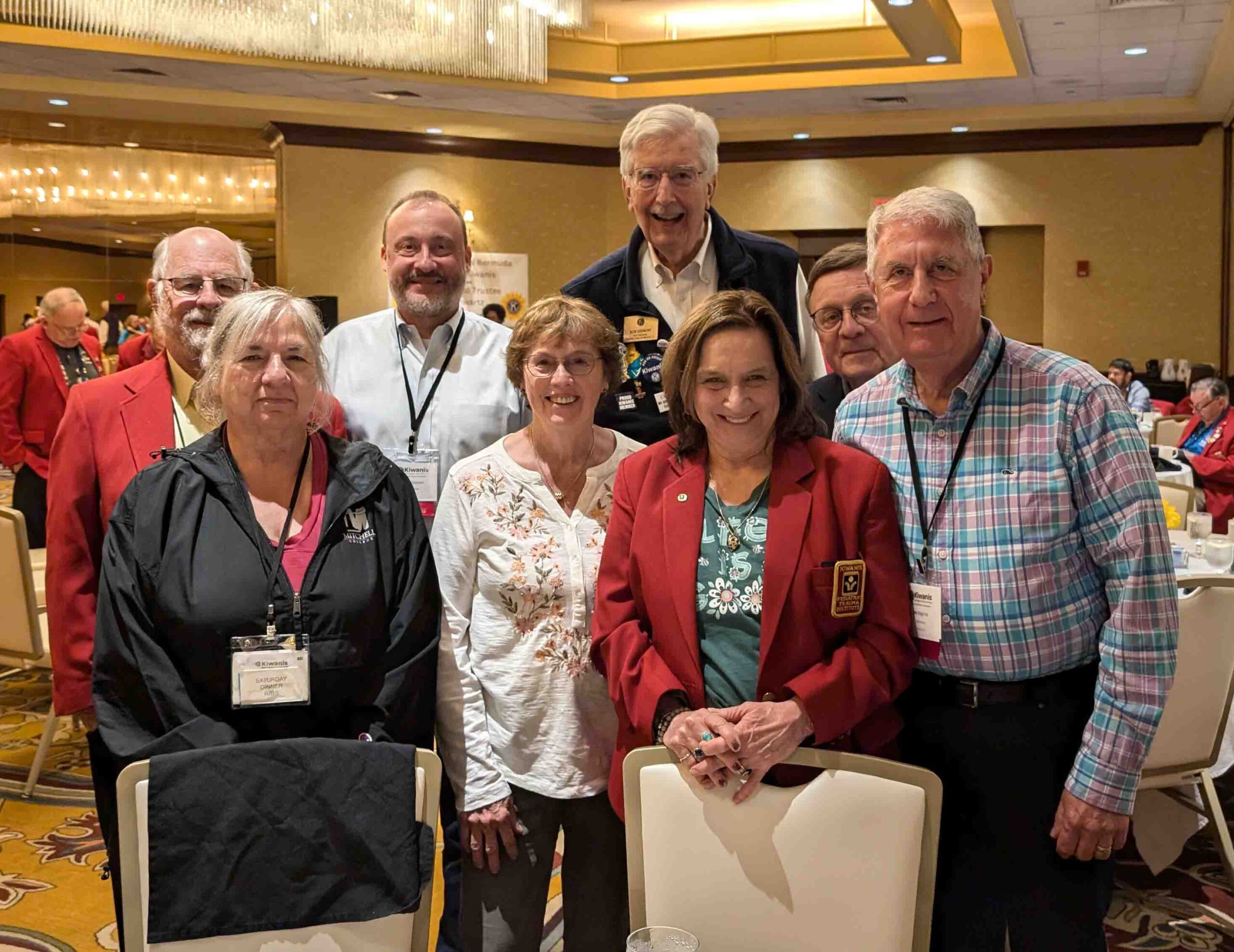 Division 20 attendees at the Saturday luncheon.