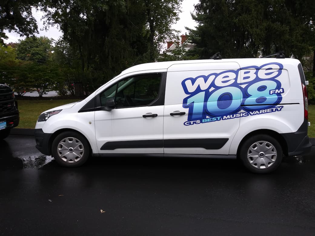 WEBE 108 FM van