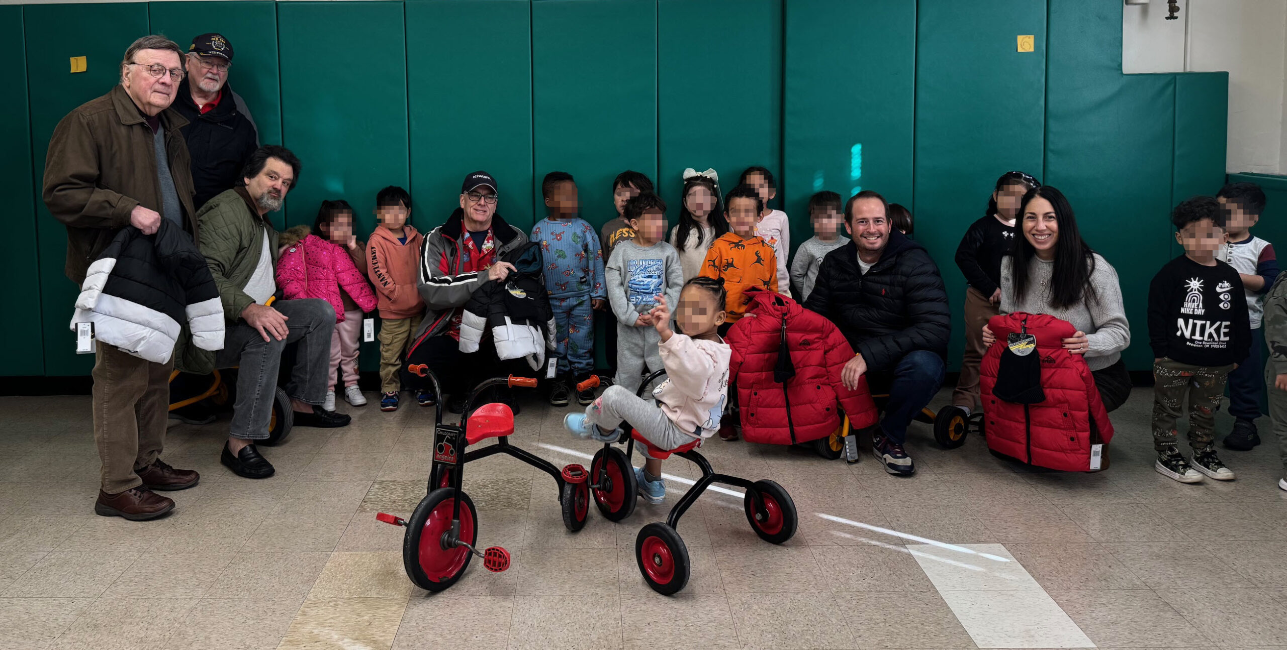 Kiwanis Keeps Children Warm