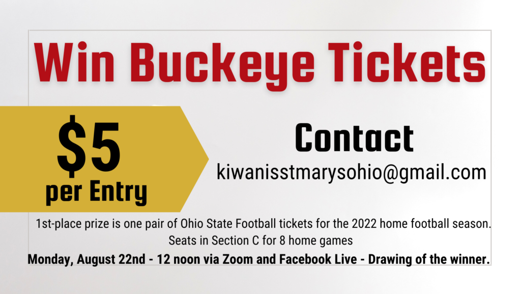 Buckeye Raffle Tickets 2022