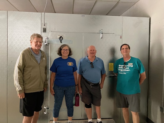 2023 Gahanna Service Day - Helping GRIN - Kiwanis donated the Freezers