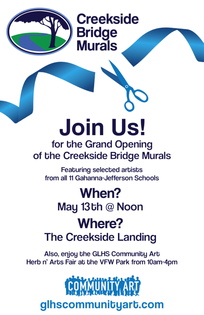 2023 Creekside Bridge Murals