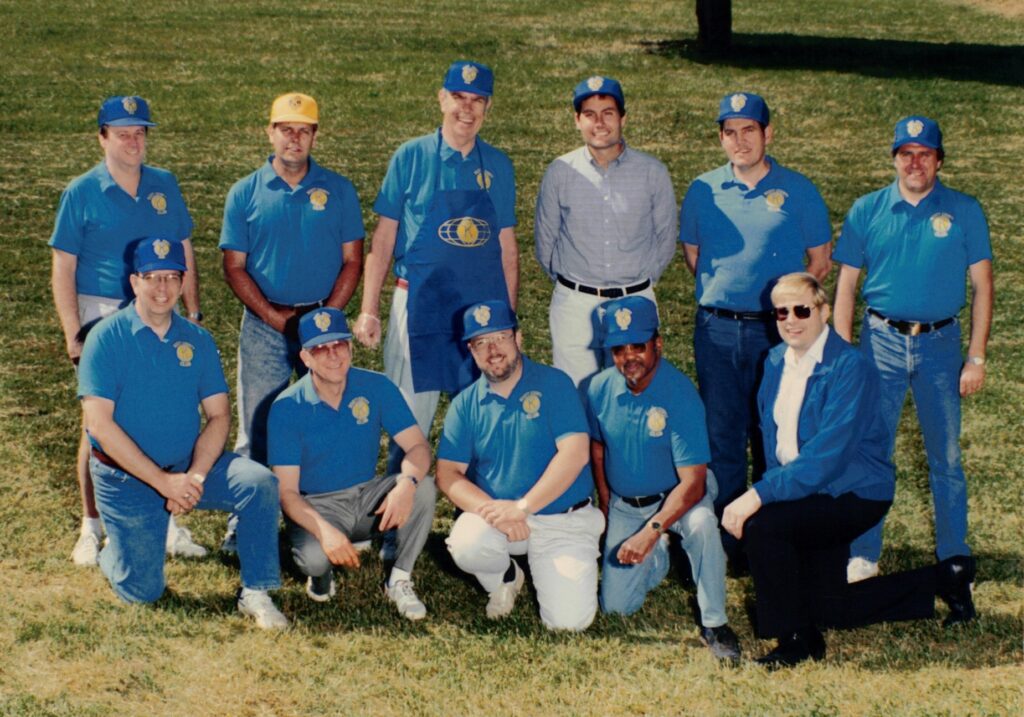 Some of the early members present during the 80's