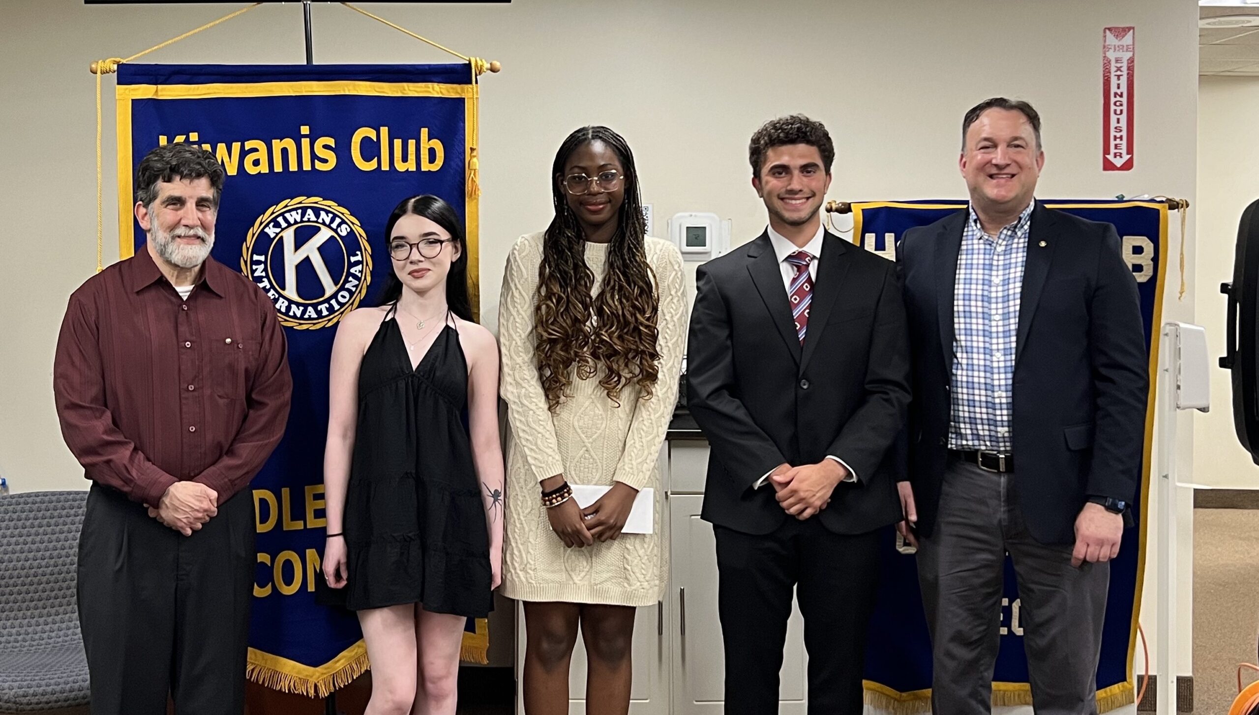 Left to Right: Marc Romanow, Juliana Roberts-Hills, Aghanwi Fo-Dikum, Gianluca Latina and Kevin Elak