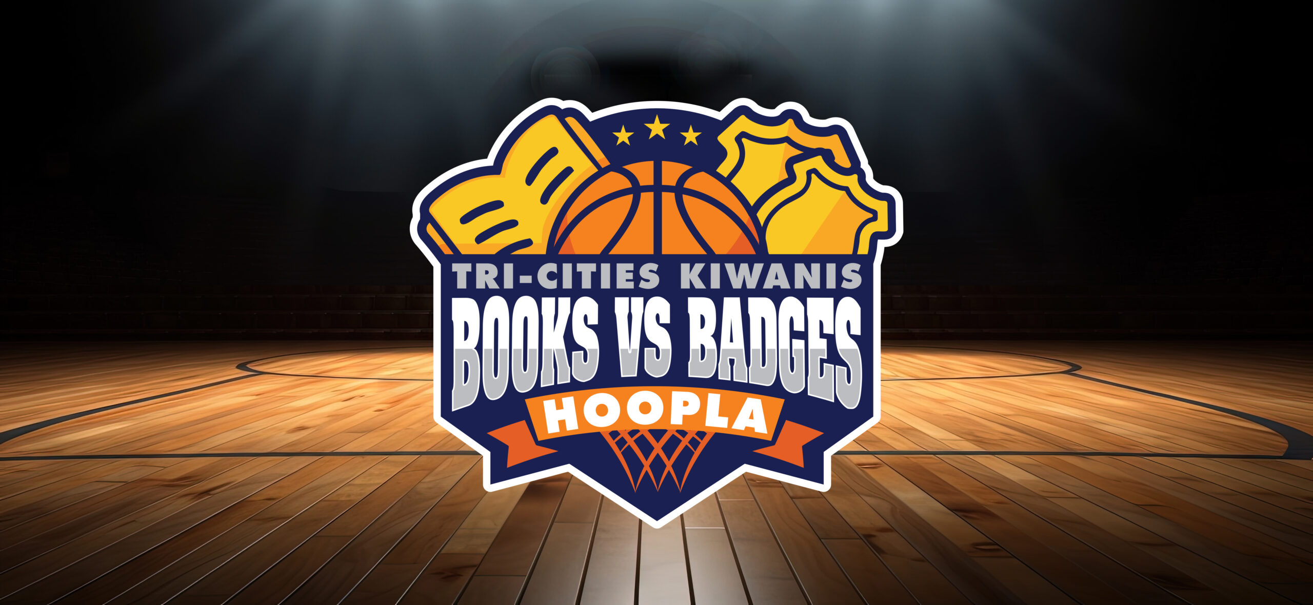 Tri-Cities Kiwanis Book versus Badges Hoopla