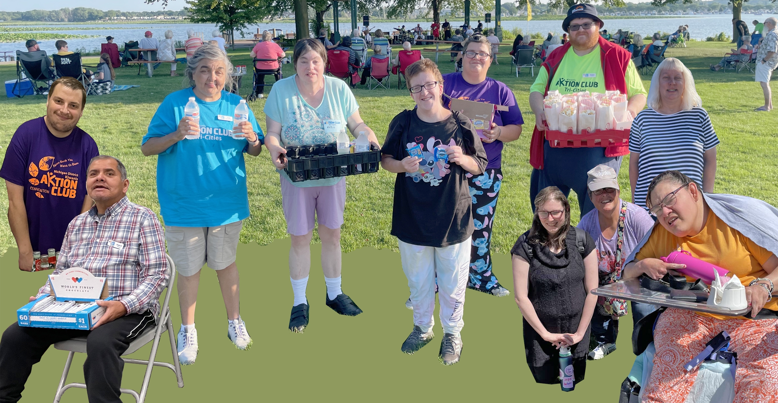 Tri-Cities Aktion Club members collage