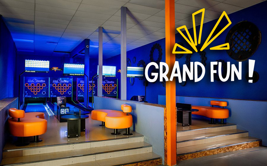 Mini-Bowling lanes at Grand Fun